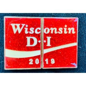 2019 Wisconsin DI Destination Imagination Coca Cola Enamel Pin Real Think WIDI